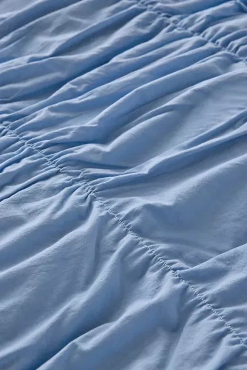 Crunchie Solid Cool Blue-Duvet Cover(single size only)