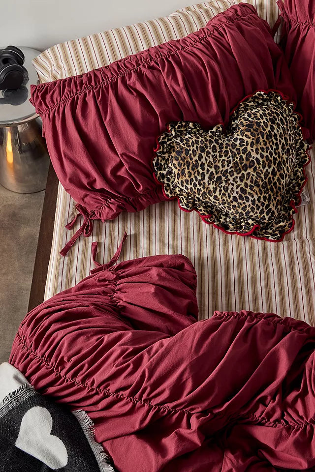 Crunchie Solid Maroon -Duvet Cover(single size only)