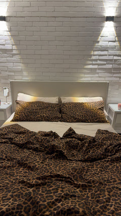 The Leopard Print - 3 PC Bedsheet Set