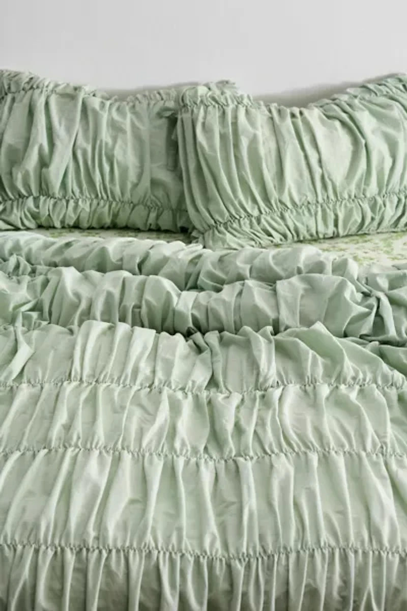 Crunchie Solid Light Green -Duvet Cover(single size only)