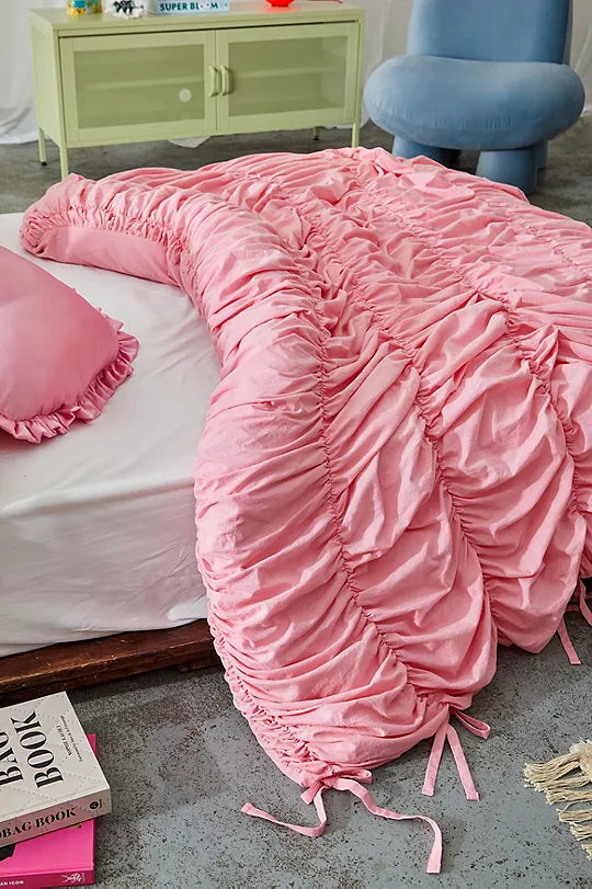 Crunchie Solid Pink Dark-Duvet Cover(single size only)