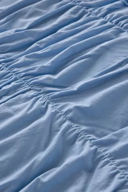 Crunchie Solid Cool Blue-Duvet Cover(single size only)