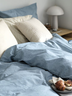 Tone Of Blue - 3 PC Duvet Cover