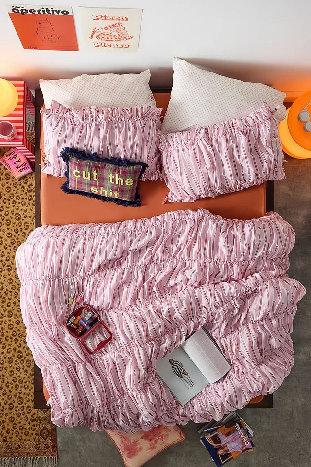 Crunchie Lining Pink -Duvet Cover(single size only)