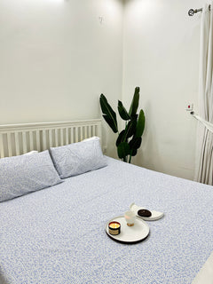 PASTEL BLUE SINGLE BEDDING