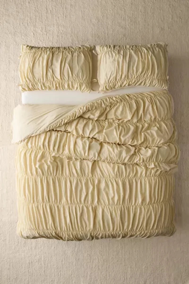 Crunchie Solid Yellow -Duvet Cover(single size only)