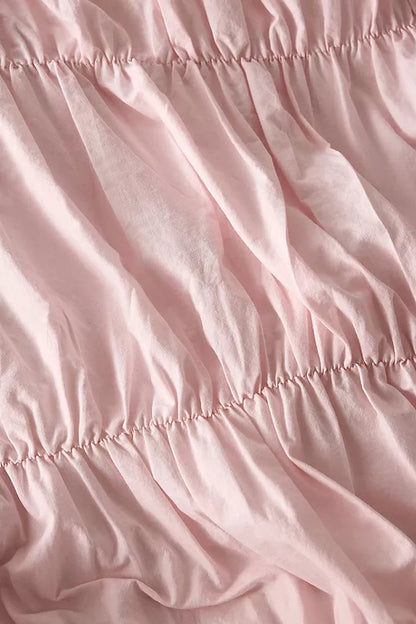 Crunchie Solid Pink Light -Duvet Cover(single size only)
