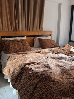 The Cheeta Print-3 PC Duvet Cover