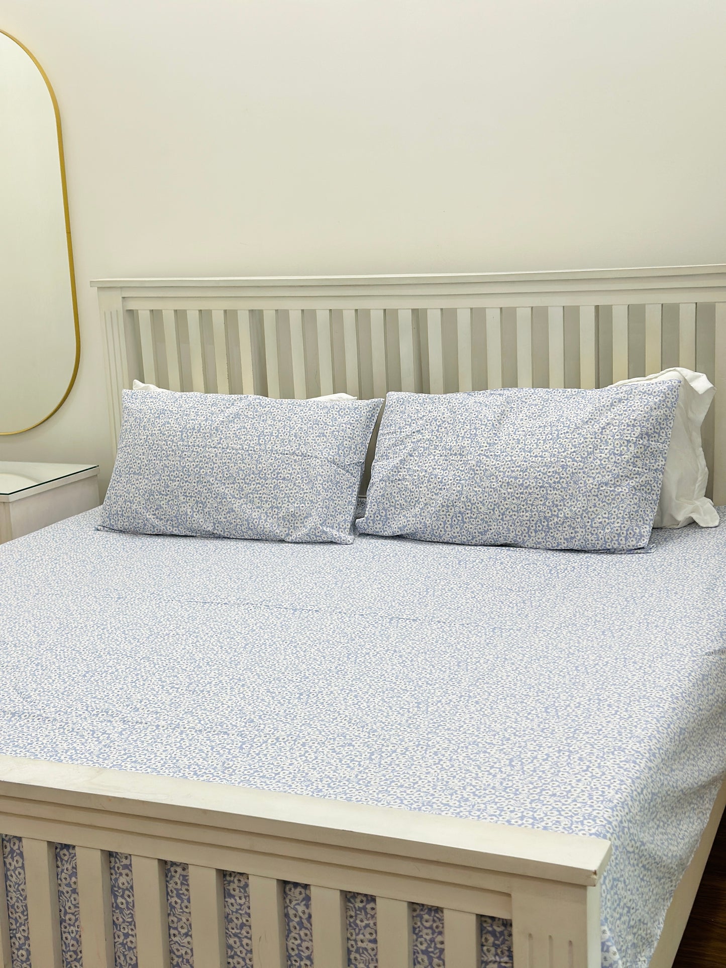 Pastel Blue - Bedsheet set (5 FOR 16k)