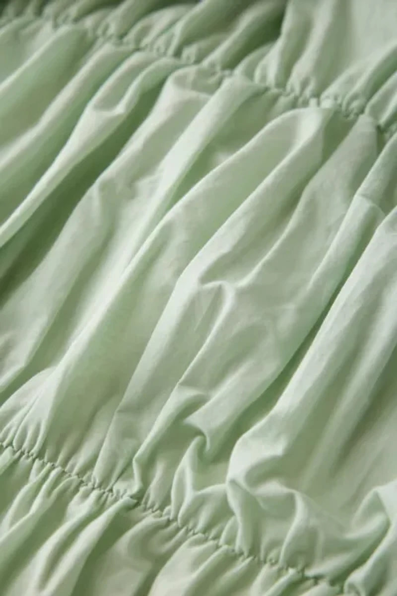 Crunchie Solid Light Green -Duvet Cover(single size only)