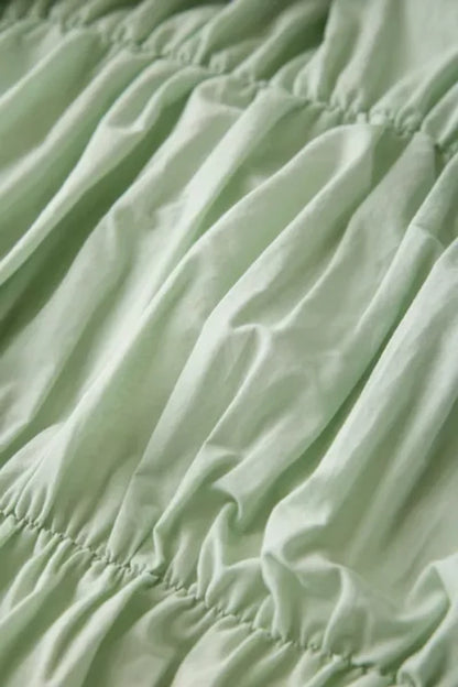 Crunchie Solid Light Green -Duvet Cover(single size only)