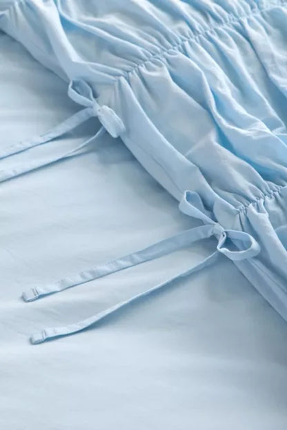 Crunchie Solid Light Blue -Duvet Cover(single size only)