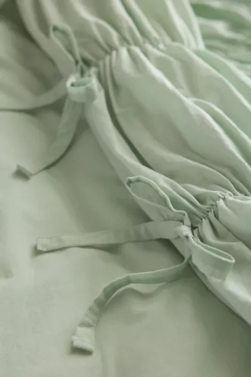 Crunchie Solid Light Green -Duvet Cover(single size only)