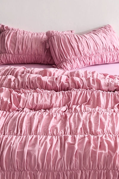 Crunchie Solid Pink Dark-Duvet Cover(single size only)