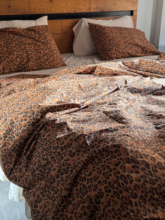 The Cheeta Print-3 PC Duvet Cover