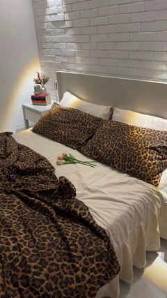 The Leopard Print - 3 PC Bedsheet Set
