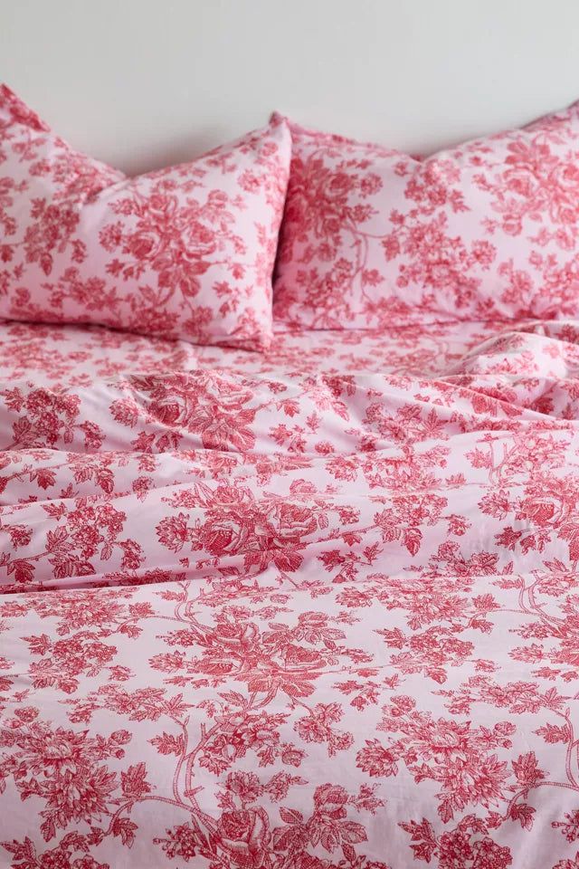Cutest Pink & Pink - 3 PC Bedsheet Set