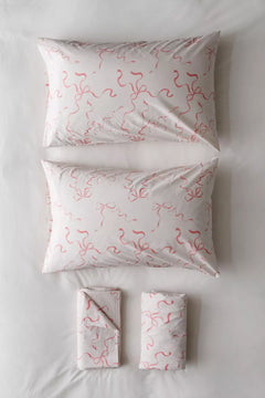Pink Small Coquette-3 PC Bedsheet set