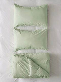 Solid Sage Green Sateen (premium)