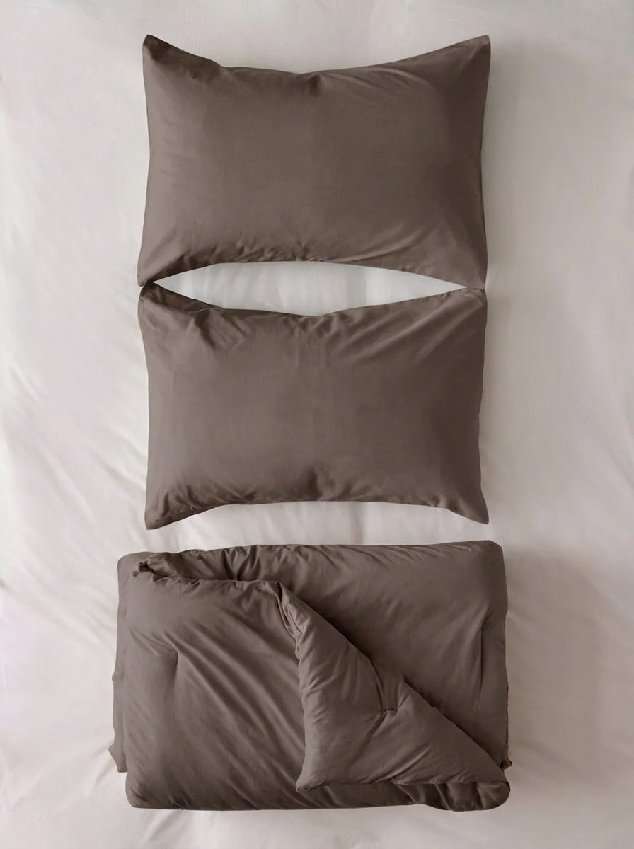 Solid Brownish Sateen (PREMIUM)