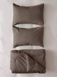 Solid Brownish Sateen (PREMIUM)