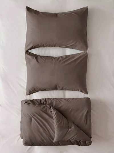 Solid Brownish Sateen (PREMIUM)