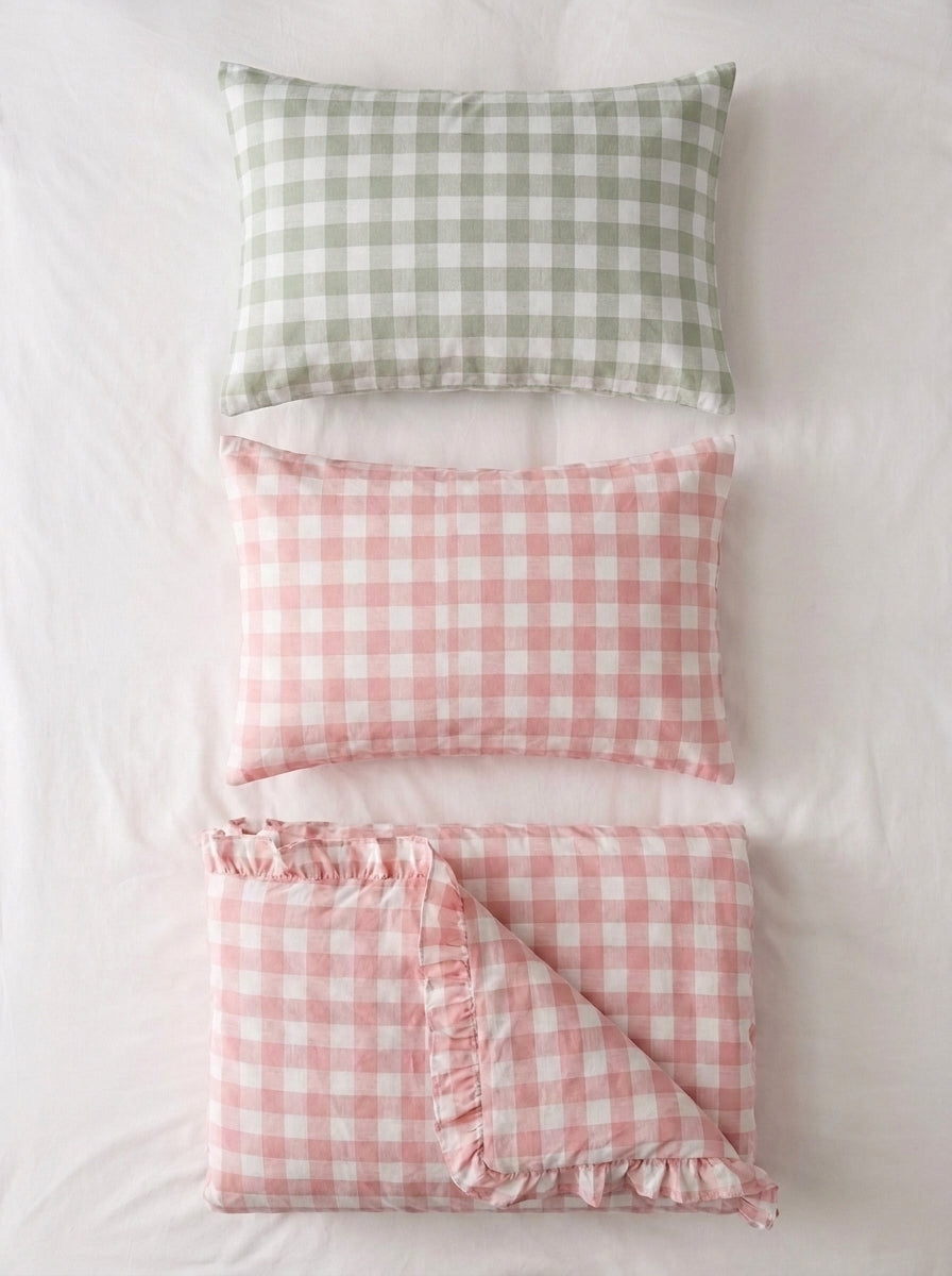 Pink & Green Gingham