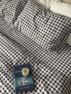 Navy Gingham