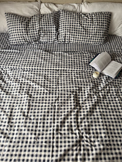 Navy Gingham
