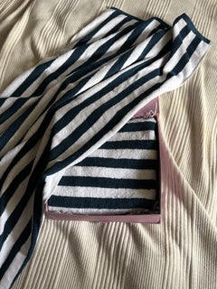 BLUE WHITE STRIPE TOWEL