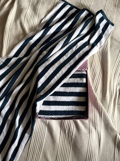 BLUE WHITE STRIPE TOWEL