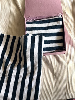 BLUE WHITE STRIPE TOWEL