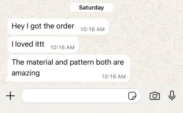 Customer review from 