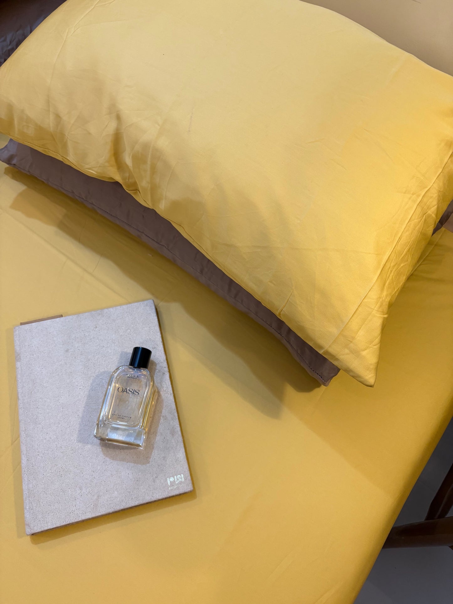 Solid Yellowish Sateen