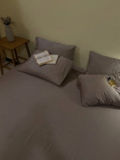Solid Brownish Sateen (premium)