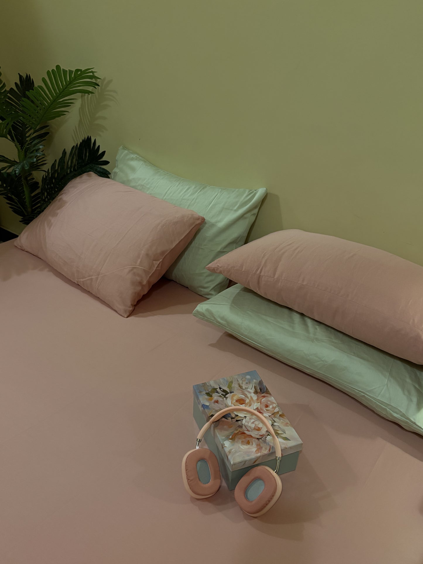 Solid Pink Sateen