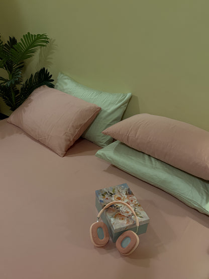 Solid Pink Sateen