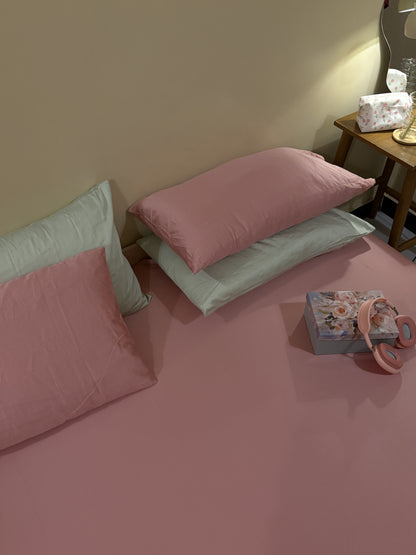 Solid Pink Sateen