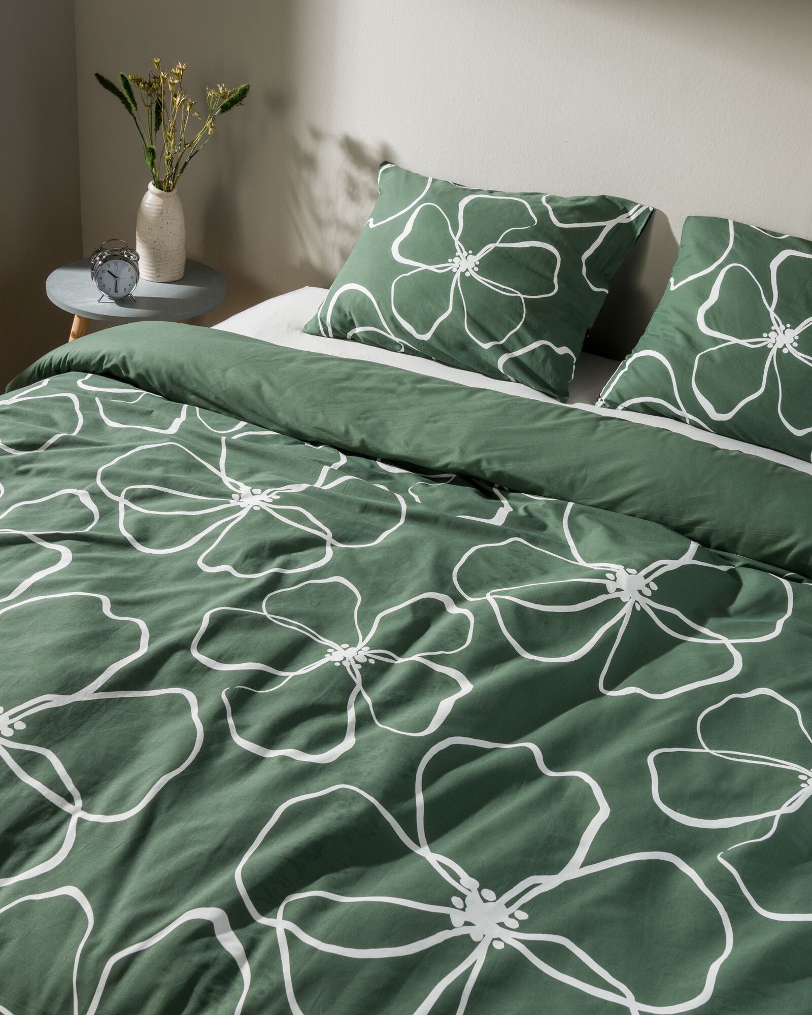 Soft Cotton Flower Green