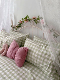 Pink & Green Gingham