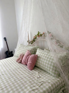 Pink & Green Gingham