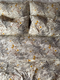 Sunflower Diaries - 3 Pc Bedsheet set