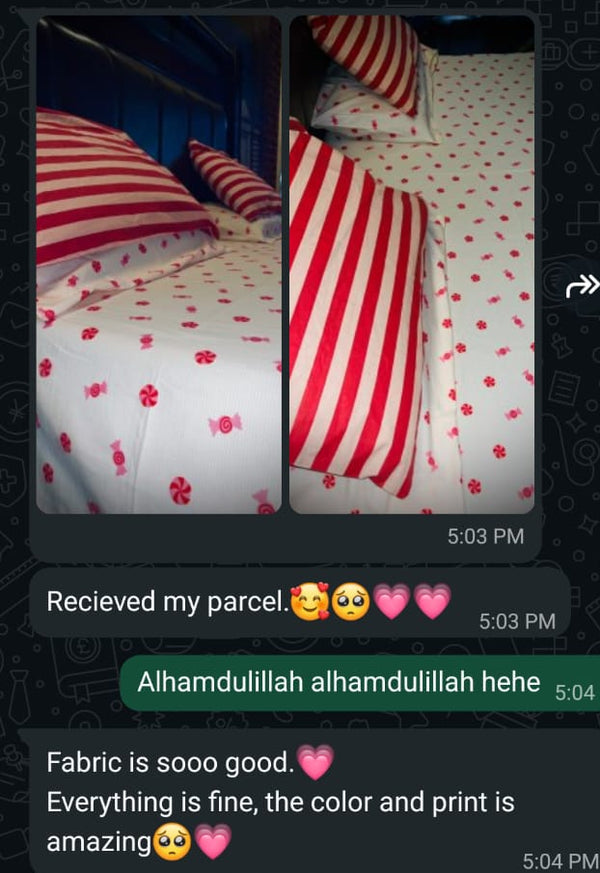 Customer message on WhatsApp