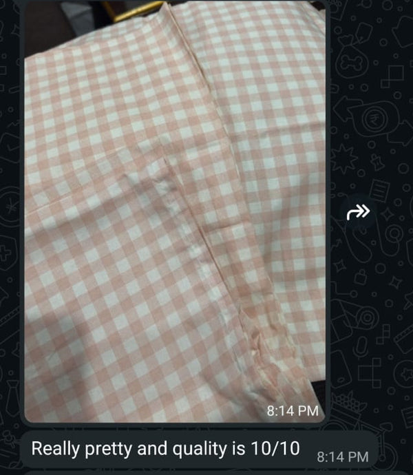 Customer message on WhatsApp