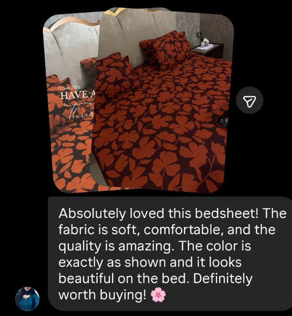 Customer message on Instagram