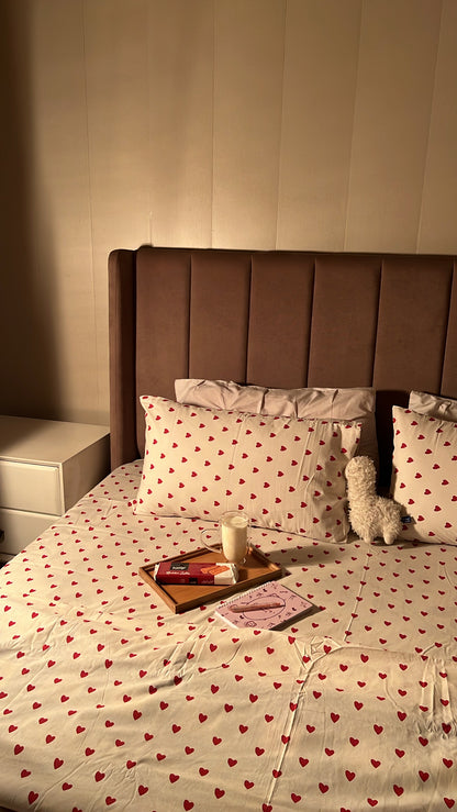 Full Of Hearts - Bedsheet set (5 FOR 16k)