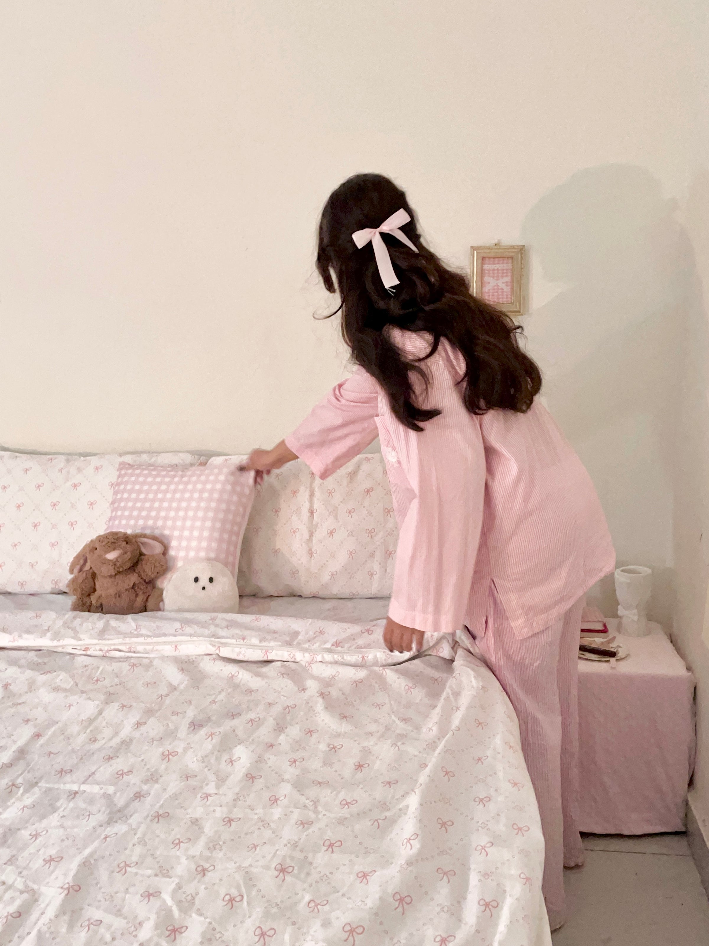 SOFTLY IN PINK SINGLE BEDDING