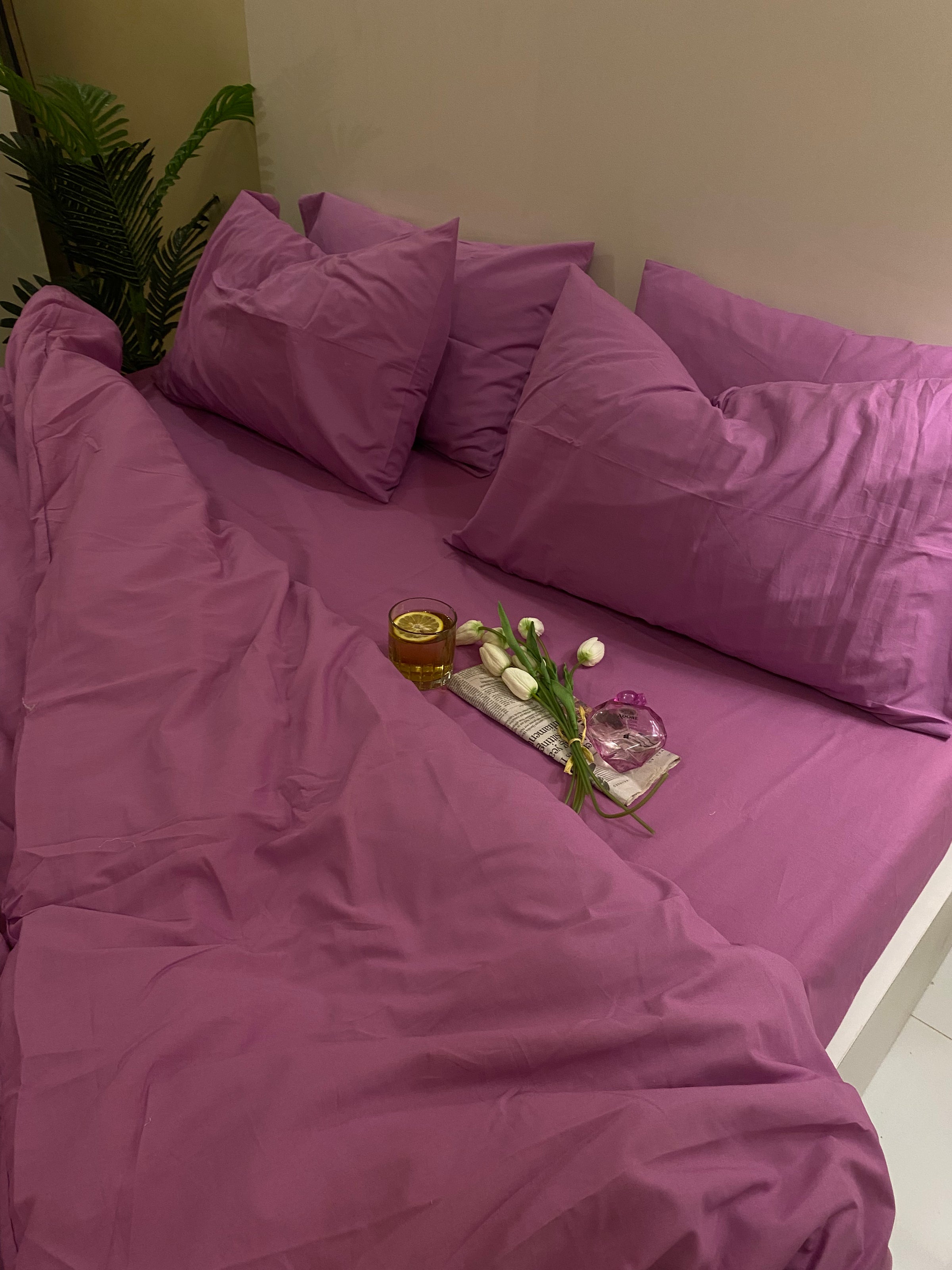 Solid Orchid - 3 PC Duvet Cover