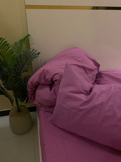 Solid Orchid - 3 PC Duvet Cover