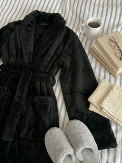 Black - BATH ROBE